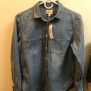 J. Crew Chambray Shirt size 4.